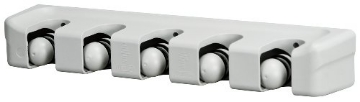 Picture of EVRI MH5-W Evriholder Magic Holder 3-1/8 in. H x 2-1/2 in. W x 17-1/2 in. L White Adapter Brackets (EA)