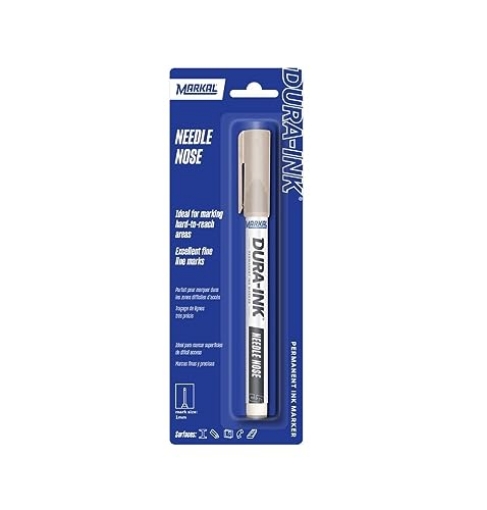 Picture of MARKAL 96524 Markal 96524 Dura-Ink Needle Nose Permanent Marker, Black (Pack of 6) (PK-6-EA)