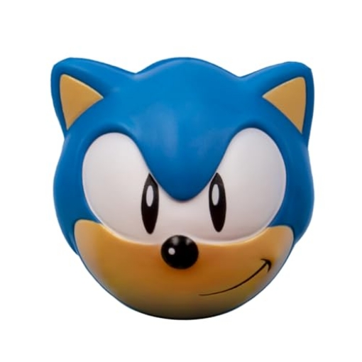 Picture of SONIC ALERT 320067 Sonic The Hedgehog 3D Head Stress Ball – Officially Licensed Fidget Toy by Fizz Creations – Soft Squeeze Stress Reliever for Kids & Adults – Unique Collectible Merchandise (EA)