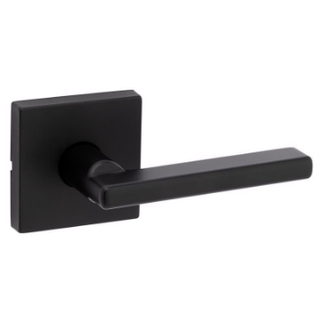 Picture of Kwikset 97200-906 Kwikset Halifax Matte Black Passage Lever Right or Left Handed (EA)