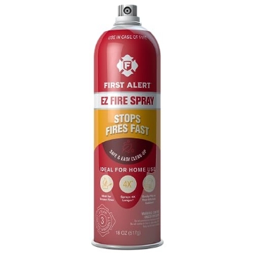 Picture of First Gear AF400 First Alert EZ Fire Spray, Extinguishing Aerosol Spray, AF400 Red 18 Ounce (Pack of 1) (EA)