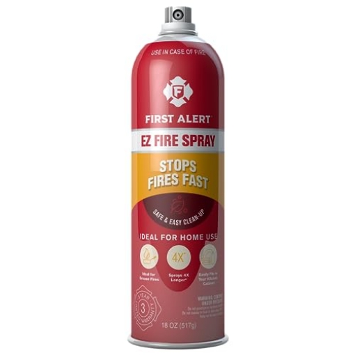 Picture of First Gear AF400 First Alert EZ Fire Spray, Extinguishing Aerosol Spray, AF400 Red 18 Ounce (Pack of 1) (EA)