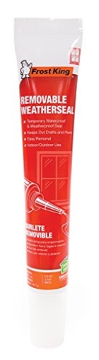 Picture of FROST CUTLERY CO RWS5 Frost King RWS5 Removable Weatherstrip, 1 Count (Pack of 1), Clear (PK-12-EA)