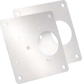 Picture of Amerock BP9243PLT Amerock 2 Pack Cabinet Hinge Repair Plates, Steel Reinforcement Plate with Screws (EA)