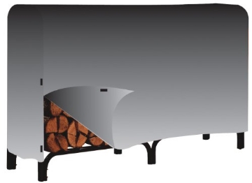 Picture of PANACEA PRODUCTS 15214 Panacea 15214 Vinyl Log Rack Cover, Black, 8-Feet (EA)