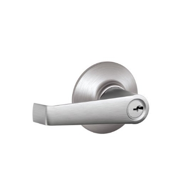 Picture of Ingersoll Rand F51AELAN626 SCHLAGE F51A ELA 626 Elan Lever Keyed Entry Lock, Satin Chrome (EA)