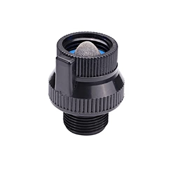 Picture of Rain Drip R622CT Raindrip R622CB, Anti-Siphon Backflow Preventer, 3/4-Inch FHT X 3/4-Inch MPT, Connects to Hose Bib and Drip Irrigation System, Bag Package, Plastic, Black (EA)