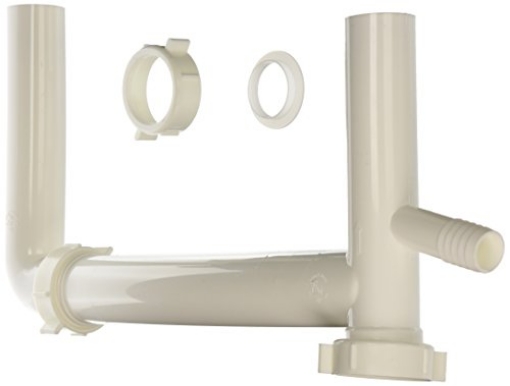 Picture of THE KEENEY MANUFACTURING COMPANY 119AWK Keeny White 119AWK 1-1/2-Inch Plumb Pack End Outlet Continuous Waste with Baffle Tee, No Size (EA)