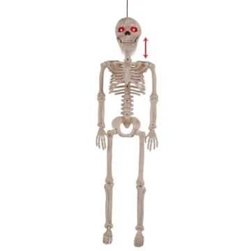 Picture of SEASONS USA W81897 Seasons Prelit Animated Human Skeleton Hanging Dcor - Case of: 1; (EA)