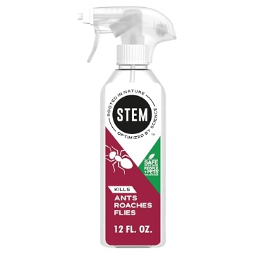 Picture of Stem Audio 3278 STEM Kills Ants, Roaches And Flies: Plant-Based Active Ingredient Bug Spray, Botanical Insecticide For Indoor And Outdoor Use; 12 fl oz (Pack Of 1) (PK-6-EA)