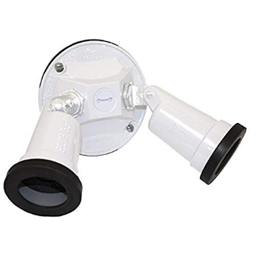 Picture of SIGMA ENGINEERED SOLUTIONS 14782WH Sigma Engineered Solutions Weatherproof 14782WH Round Cover and Two Lamp Holder Kit, White (EA)