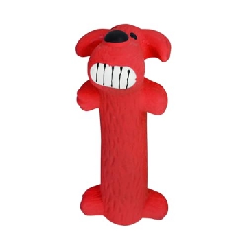 Picture of Multipet International 61036 Multipet Original Loofa Latex Dog Toy - Squeaky Toy for All Dogs - Easy-to-Clean Squeaky Toys - Latex Dog Toys for Playing (1 Count, 6”, Random Color Surprise) (EA)