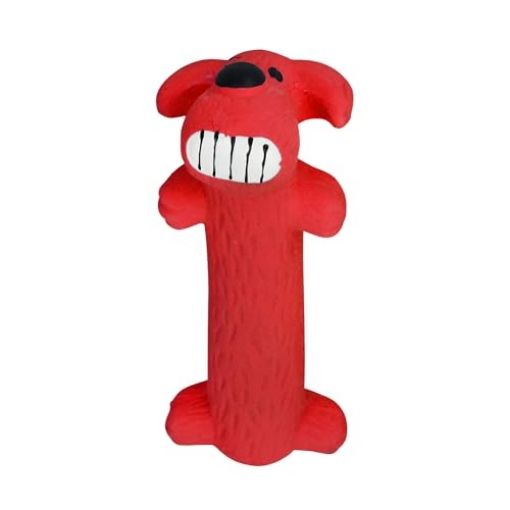 Picture of Multipet International 61036 Multipet Original Loofa Latex Dog Toy - Squeaky Toy for All Dogs - Easy-to-Clean Squeaky Toys - Latex Dog Toys for Playing (1 Count, 6”, Random Color Surprise) (EA)