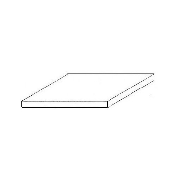 Picture of K&S 258 K&S 0.02 in. x 4 in. W x 10 in. L Brass Sheet Metal (PK-6-EA)