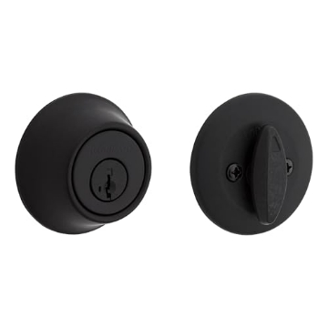 Picture of Kwikset 96600-710 Kwikset Matte Black SmartKey Deadbolt 2-3/4 in. (EA)