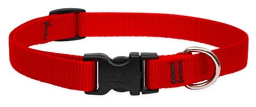Picture of Lupine Collars & Leads 22501 LupinePet Basics 3/4" Red 9-14" Adjustable Collar for Small Dogs (EA)