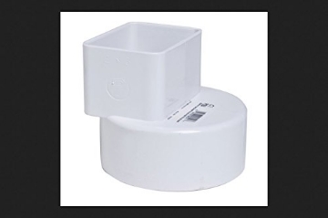 Picture of Nds 9P04 Plastic Trends 2 in. Hub x 3 in. Dia. Female Flush Downspout Adapter (EA)