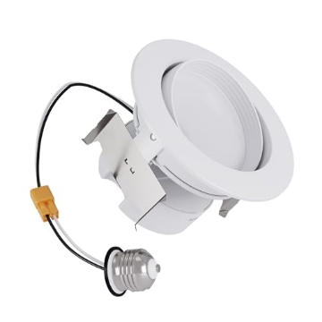 Picture of Cooper Group RA4LS9FSD2W1EWH HALO RA 4-Inch Recessed LED Trim Downlight with Adjustable Gimbal, Selectable Lumens and Color Temperatures, Dim-to-Warm - RA4LS9FSD2W1EWH (EA)
