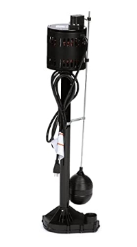 Picture of STAR WATER SYSTEMS 3CEH Star 3CEH 1/3 HP Thermoplastic Pedestal Sump Pump with Vertical Float Switch, Low Profile Column Pump, 58 GPM, Fits in 12" Diameter Pit,3.5 Amps (EA)