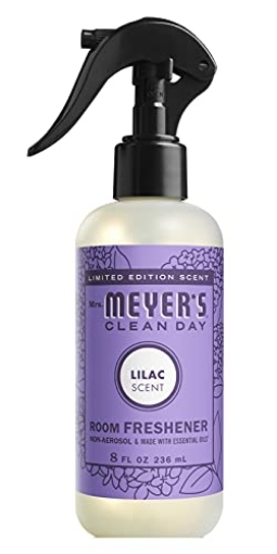Picture of Mrs Meyers 11212 MRS. MEYER'S CLEAN DAY Room and Air Freshener Spray, Non-Aerosol Spray Bottle Infused with Essential Oils, Lilac, 8 fl. oz (PK-6-EA)