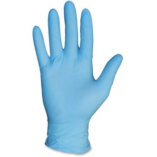 Picture of GEN 8981MCT Protected Chef Nitrile General Purpose Gloves - Medium Size - Nitrile - Blue - Ambidextrous, Disposable, Powder-Free, Comfortable - for Cleaning, Food Handling - 100 / Box (EA)