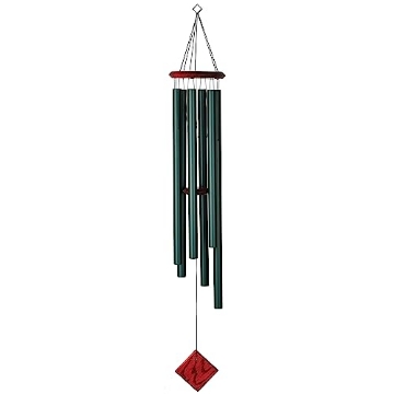 Picture of WOODSTOCK PERCUSSION INC DCE54 Woodstock Chimes Neptune Wind Chime for Outside 54" Large Evergreen, Deep Tone Sound for Outdoor Garden, Patio, Porch Decor, Encore Collection DCE54 (EA)