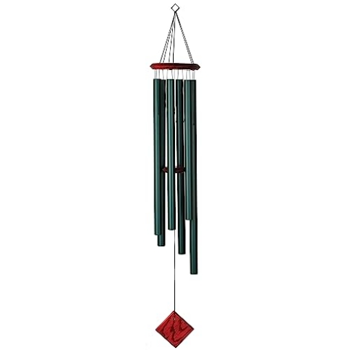 Picture of WOODSTOCK PERCUSSION INC DCE54 Woodstock Chimes Neptune Wind Chime for Outside 54" Large Evergreen, Deep Tone Sound for Outdoor Garden, Patio, Porch Decor, Encore Collection DCE54 (EA)