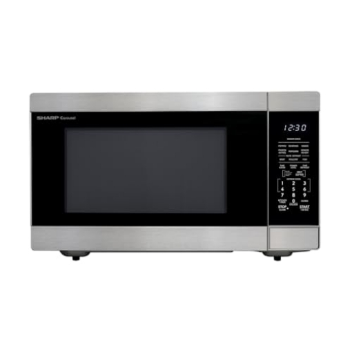 Picture of Sharp ZSMC2266KS SHARP Countertop Microwave Oven with Removable 16.5" Carousel Turntable, 1200 Watt, 2.2 Cubic Feet, Stainless Steel (EA)