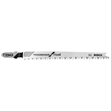Picture of BOSCH SECURITY SYSTEMS, INC T234X3 Bosch T234X3 3-Piece 4-1/2 In. 8-12 TPI Progressor Wood Cutting T-Shank Jig Saw Blades, Silver (EA)