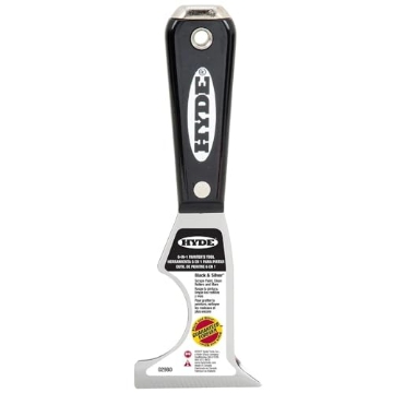 Picture of HYDE TOOLS INC 02980 Hyde Tools 02980 6-in-1 Hammer Head Tool, Black and Silver (EA)