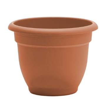 Picture of Bloem, Lcc. 20-56110 Bloem Ariana 10" Round Self-Watering Resin Planter Pot - Rolled Rim Indoor and Outdoor Gardening Planter, Terra Cotta (EA)