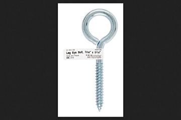 Picture of ACE TRADING - BH 10 02-3463-269 Hampton Lag Thread Eyebolt 5-1/4" Overall 2-1/2" Tread 350 Lb Bulk Stl (PK-10-EA)