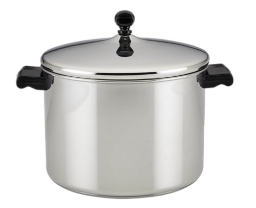 Picture of FARBERWARE 50006 Farberware Classic Stainless Steel 8-Quart Stockpot with Lid, Stainless Steel Pot with Lid, Silver (EA)