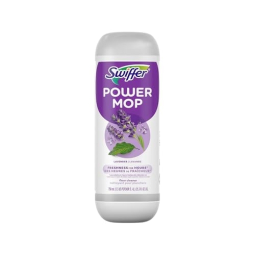Picture of Swiffer PGC08421 PowerMop Refill Cleaning Solution, Lavender Scent, 25.3 oz Refill Bottle, 6/Carton (CT-6-BT)