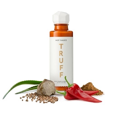 Picture of SAUCE VENTURES LLC WTHS6 TRUFF White Truffle Hot Sauce, Gourmet Hot Sauce with Ripe Chili Peppers, Agave Nectar, White Truffle Oil and Coriander, a Limited Flavor Experience in a Bottle, 6 Oz (EA)