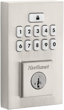 Picture of Kwikset 992600-004 Kwikset 9260CNT-15S Contemporary SmartCode Keypad Electronic Deadbolt SmartKey Satin Nickel Finish (PK-2-EA)