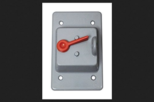 Picture of SIGMA ENGINEERED SOLUTIONS 14210 Sigma Electric Rectangle Plastic 1 gang Toggle Switch Cover For Wet Locations (EA)