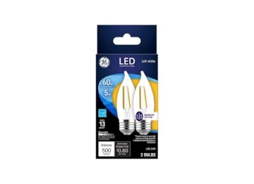Picture of HENKEL LOCTITE 93129343 Ge, Light Bulbs Led 5.5W-60W Cam Clear 2 Pack (EA)