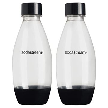 Picture of SODA STREAM USA 1748260010 sodastream 0.5L Twin Pack Dishwasher Safe Slim Bottle (Black) (EA)