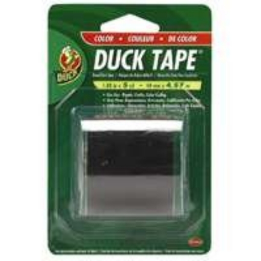 Picture of Duck Tape 297455 ShurTech CD-1 Black Duck Multi-Purpose Duct Tape, 10 yds Length x 1-7/8" Width, Black (EA)