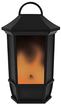 Picture of Acoustic Research AWSF6RBK Acoustic Research Sedona 20-Watt Rechargeable Indoor - Outdoor Bluetooth Wireless Speaker w/LED Flickering Flame Light; Portable; Battery or AC Power Option (EA)