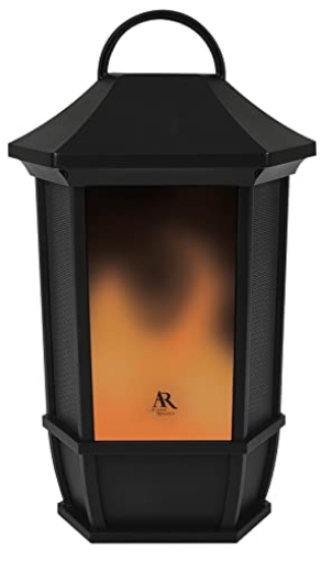 Picture of Acoustic Research AWSF6RBK Acoustic Research Sedona 20-Watt Rechargeable Indoor - Outdoor Bluetooth Wireless Speaker w/LED Flickering Flame Light; Portable; Battery or AC Power Option (EA)