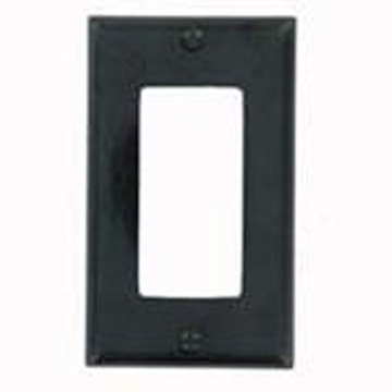 Picture of LEVITON MFG CO INC 80401-00E Leviton 004-80401-00E Single Gang Black Decora GFCI Wallplate (EA)