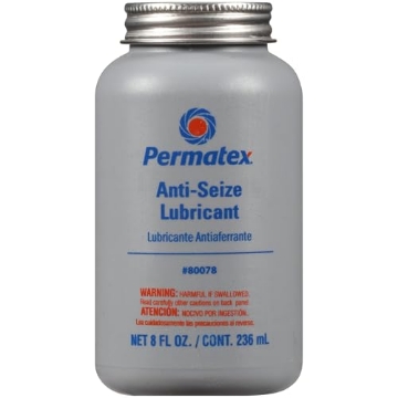 Picture of Permatex 80078 Permatex 80078 Anti-Seize Lubricant With Brush Top Bottle Prevents Galling, Corrosion, Seizing, Refined Blend Aluminum, Copper, And Graphite Lubricants For Spark Plugs 8 oz (EA)