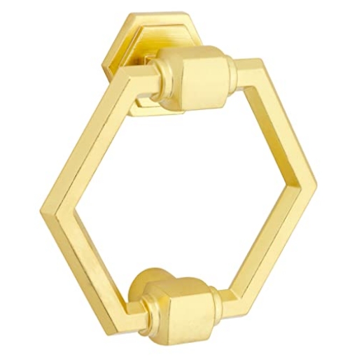 Picture of National/Spectrum Brands N336-708 National Hardware N336-708 Powell Door Knocker, Brushed Gold (EA)