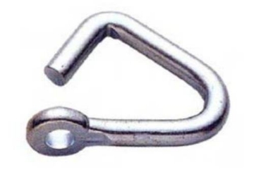 Picture of Baron 383-1/2 Baron Large Zinc-Plated Silver Steel 1/2 in. L Hook 3500 lb. 1 pk (EA)