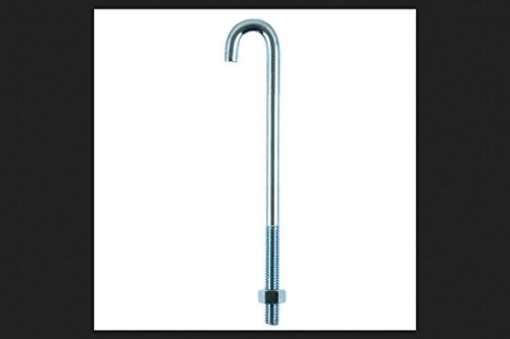 Picture of ACE TRADING - BH 10 02-3459-871 Hampton Small Zinc-Plated Silver Zinc 1 in. L J-Bolt 375 lb. 1 pk (PK-10-EA)