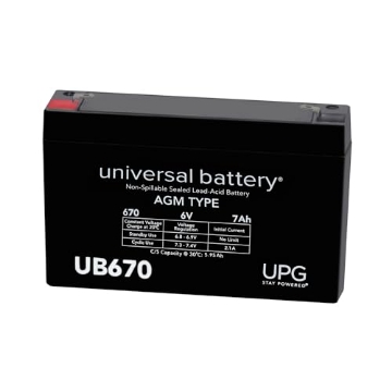 Picture of UPG 86454 Universal Power Group Battery SLA UB670 by UPG MfrPartNo 86454 (PK-2-EA)