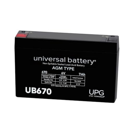 Picture of UPG 86454 Universal Power Group Battery SLA UB670 by UPG MfrPartNo 86454 (PK-2-EA)