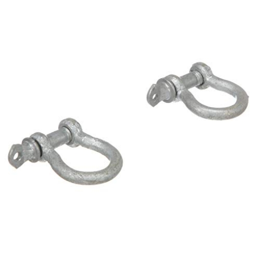 Picture of ATTWOOD MARI 43051 ANCHOR SHACKLE 1/4" Galvanized 2 per Card (EA)